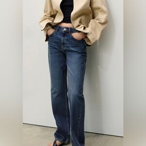 Mango Medium-Rise Straight Jeans Size 4